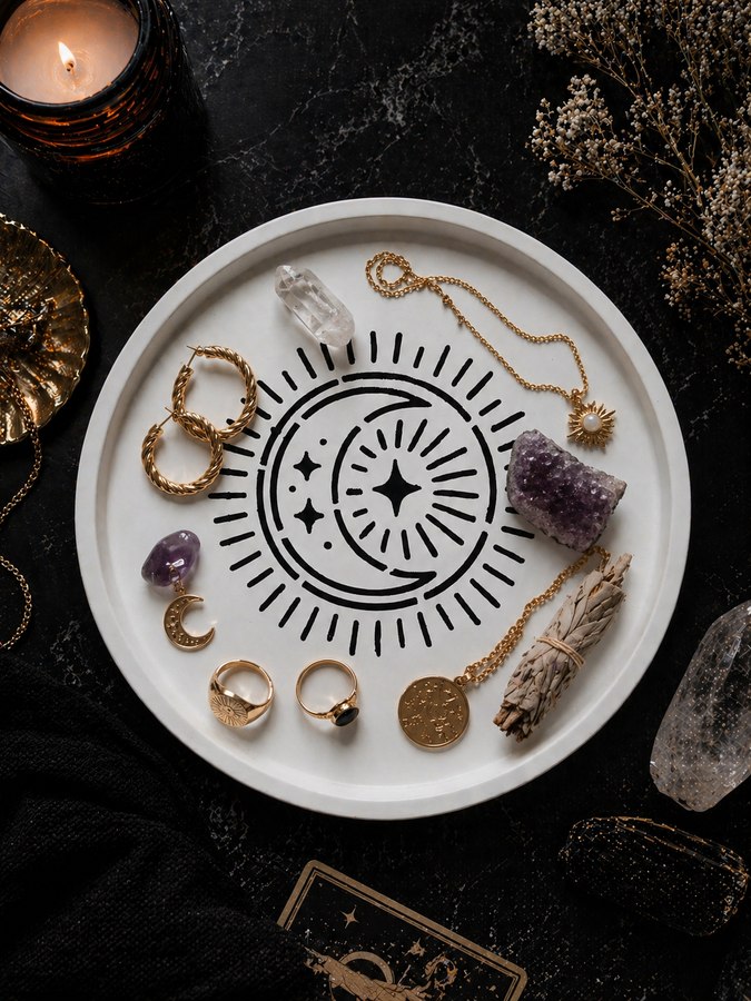 Celestial Moon Tray