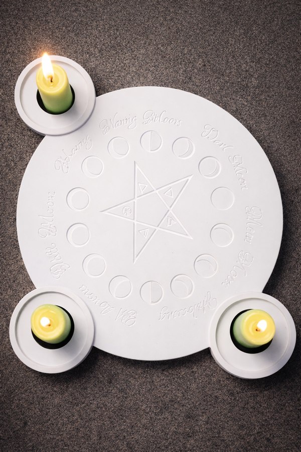 Moon Phase Candle Holder
