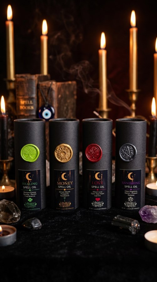 Witch Ritual Oil -- Love, Money and Healing